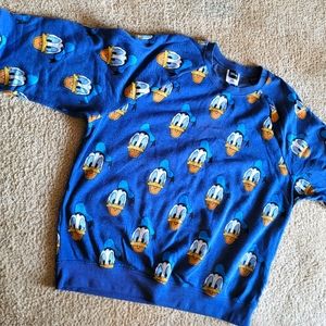 2x Disney mens Donald Duck Sweatshirt